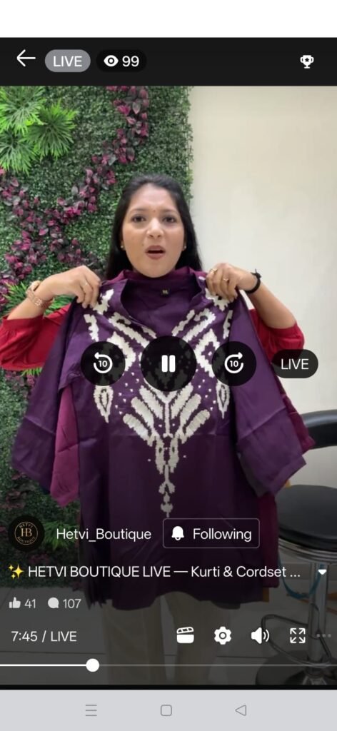 magenta Kurti